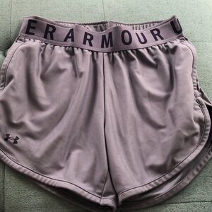 Under armour purple shorts